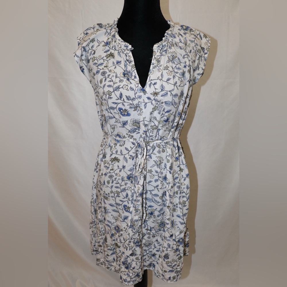 Loft Shift Dress Women’s XS Petite Floral with Belt